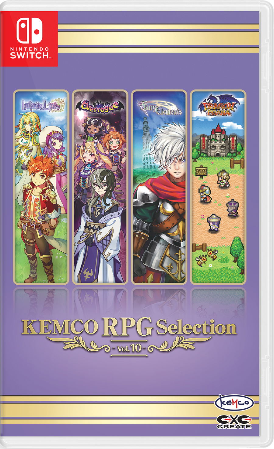Jeu Switch Kemco RPG Selection Vol.10 - Version Asiatique Avec Jeu En Anglais - Neuf Sous Film
