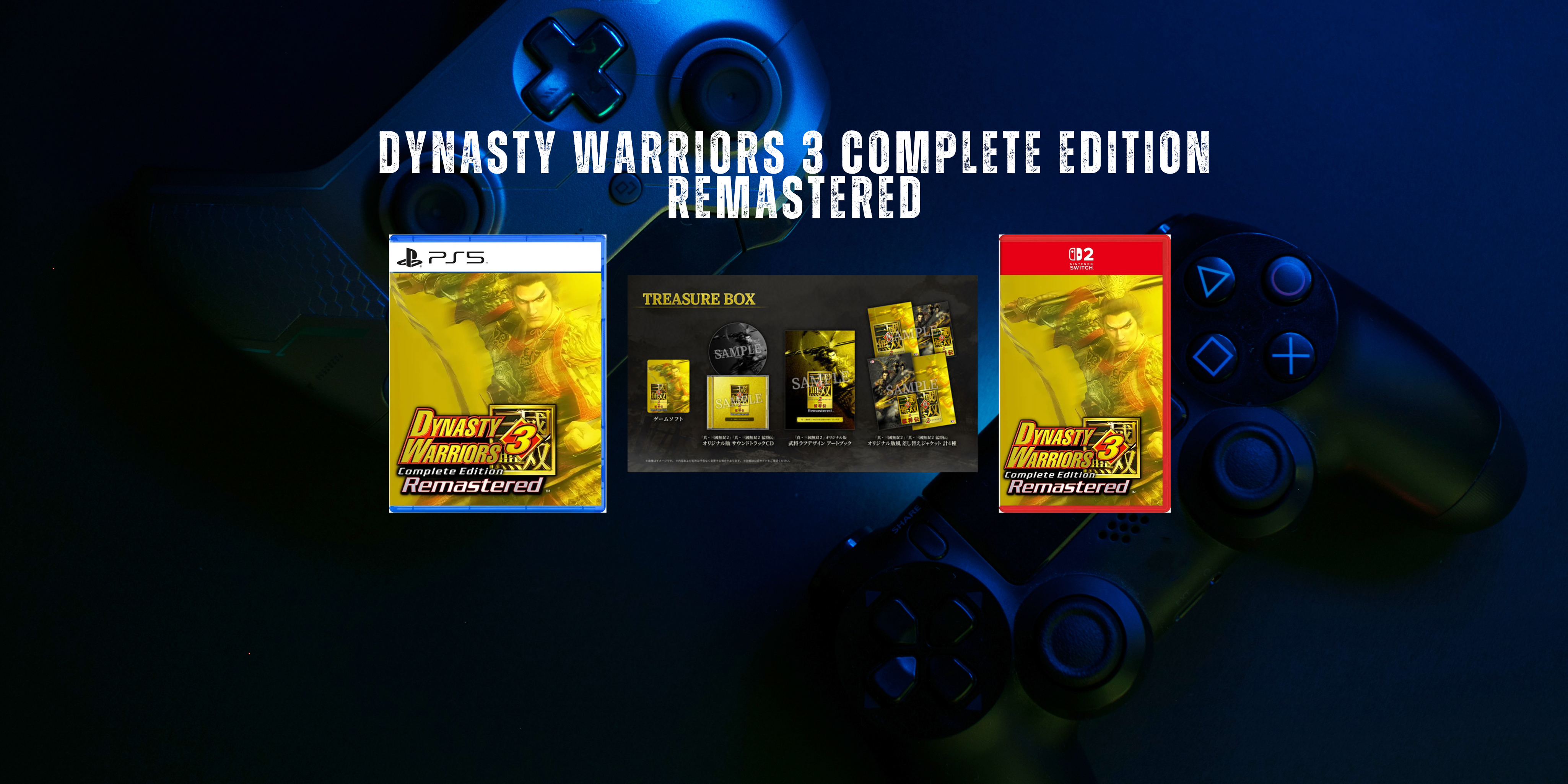 DYNASTY WARRIORS 3 Complete Edition Remastered Physical Edition