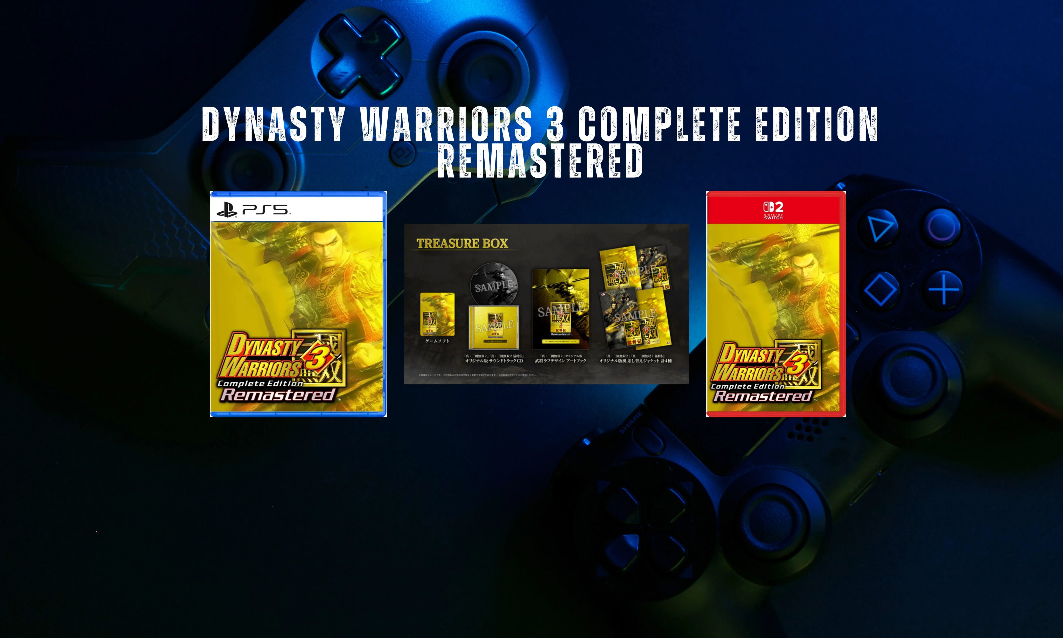 DYNASTY WARRIORS 3 Complete Edition Remastered Physical Edition