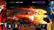 Screenshot of a video game with characters and battle scene