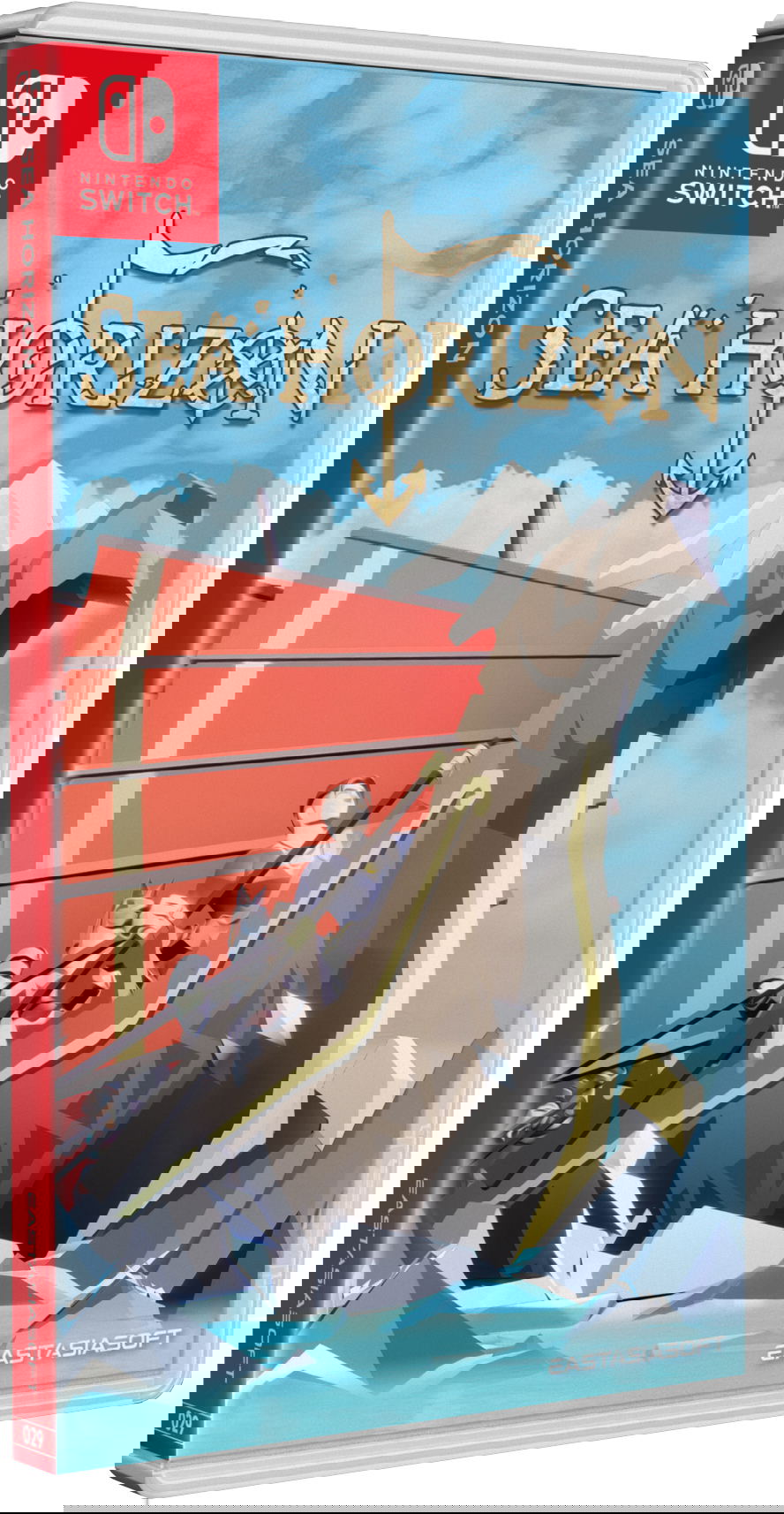 Video game case for 'Sea Horizon' on Nintendo Switch with a ship illustration on the cover.