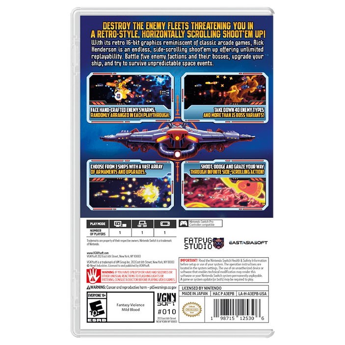 Rick Henderson Standard Edition Nintendo Switch