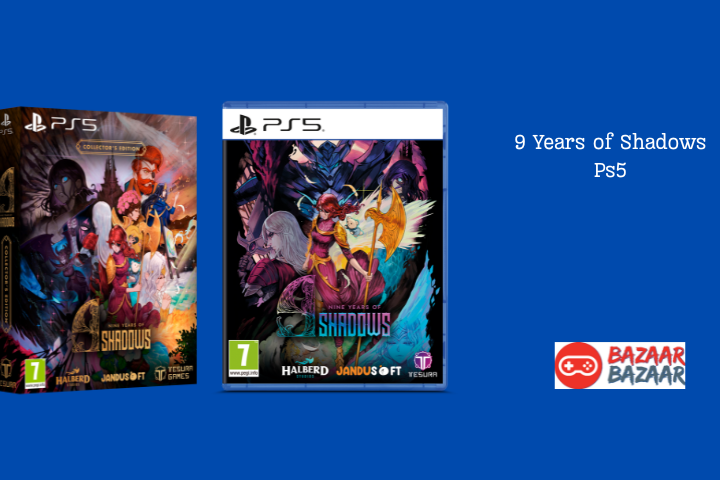 Two video game cases on a blue background with 'Bazaar Bazaar' logo.