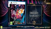 PlayStation 5 game case for 'Year of the Shadows' with a postcard on a decorative background