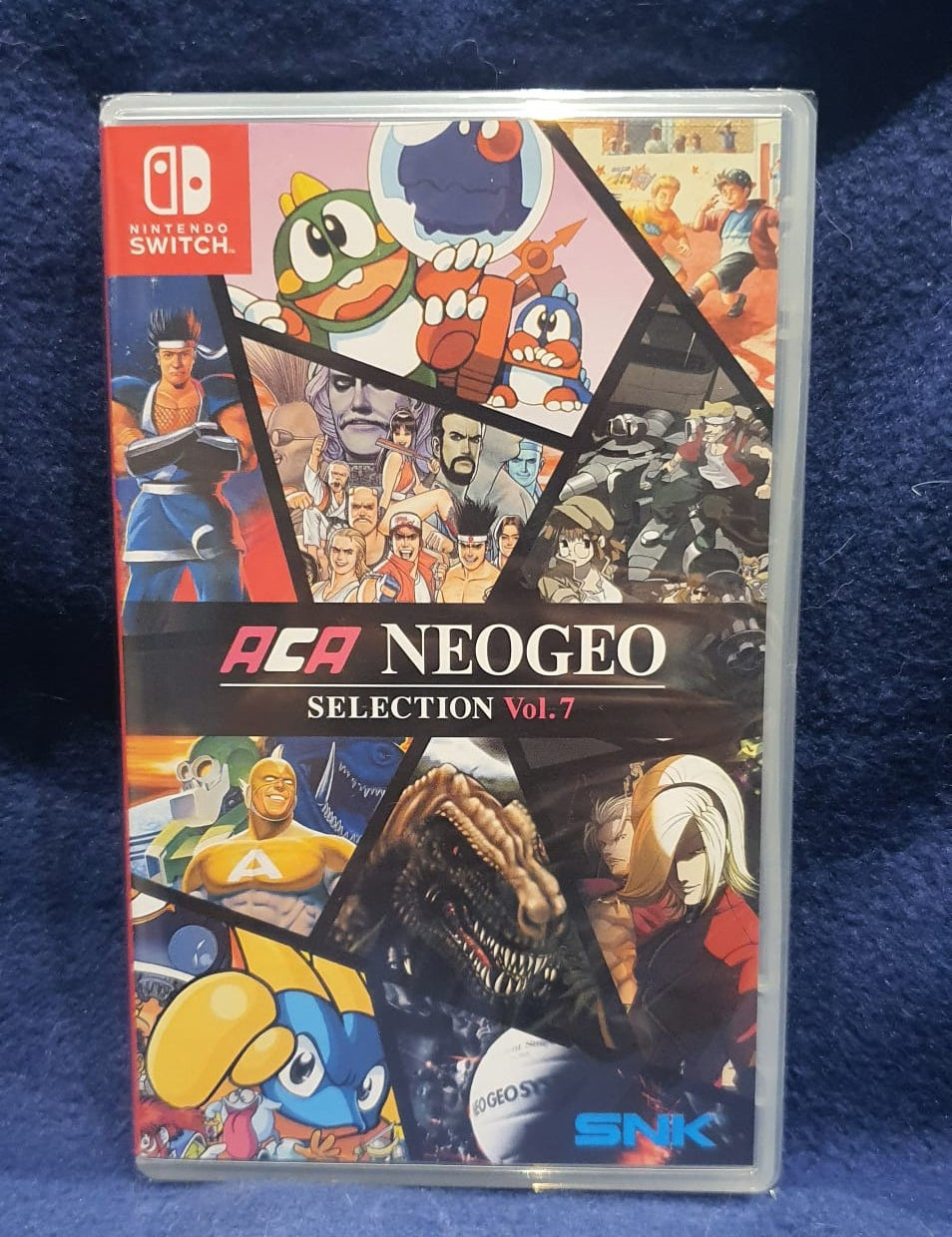 ACG NeoGeo Selection Vol.7 game case for Nintendo Switch on a blue background