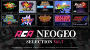 Collection of ACA NeoGeo Selection Vol.7 game logos on a black background