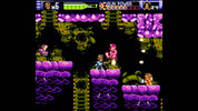 Pixelated video game screen with characters and platforms