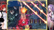 Screenshot of a fantasy battle scene with characters and magical effects in a game interface.
