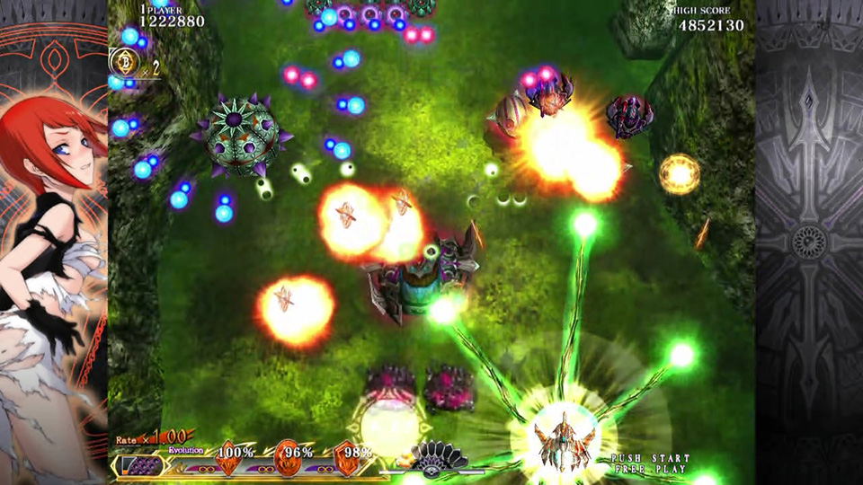 Screenshot of a fantasy-themed video game with characters and magical effects.