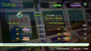 Game screen showing Capcom CASPO status with player statistics and game interface elements.