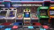 Capcom Arcade Stadium with vintage arcade machines and a selection interface.
