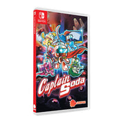 Game case for 'Captain Soda' on Nintendo Switch with colorful design and branding.