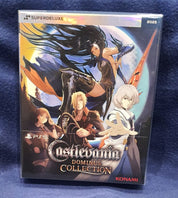 Box for 'Castlevania Dominus Collection' on a blue background