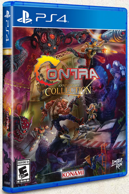 Contra Anniversary Collection physical release PlayStation 4