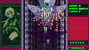 Video game screen with robot character and score display