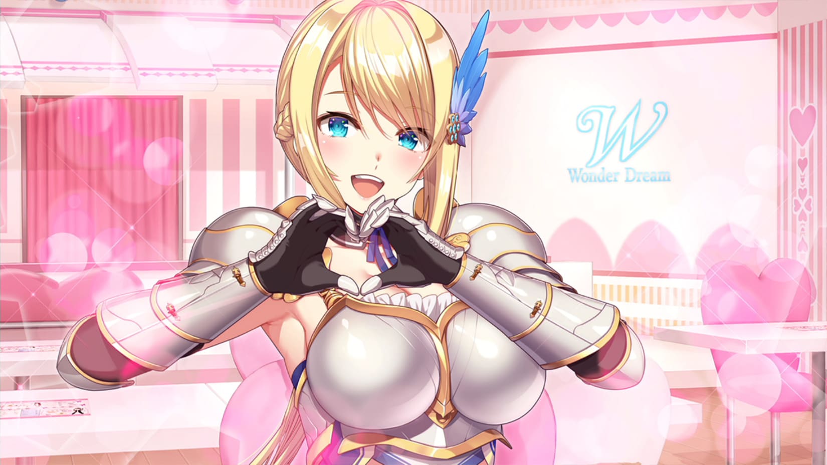Animated character in a fantasy setting with 'Wonder Dream' logo