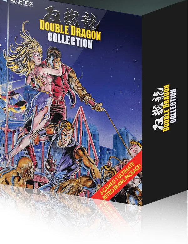 Double Dragon Collection packaging with characters and Technos logo