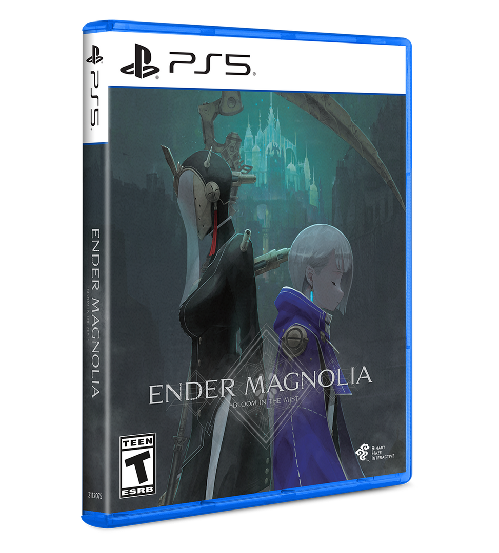 PlayStation 5 game disc for 'Ender Magnolia' with characters on the cover