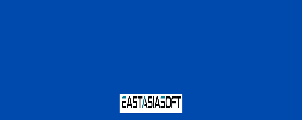 EASTASIASOFT logo on a blue background