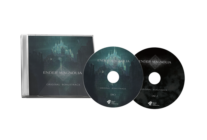 Two CDs with 'Ender Magnolia' on the cover against a white background