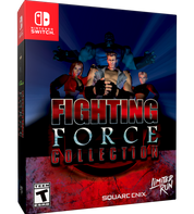 Box for 'Fighting Force Collection' on Nintendo Switch with character images and branding.