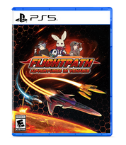 PlayStation 5 game disc for 'Flightpath: Adventures in Venaris' with characters and spaceship design.