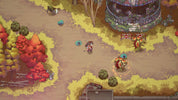 Pixel art scene from a video game with characters and environment