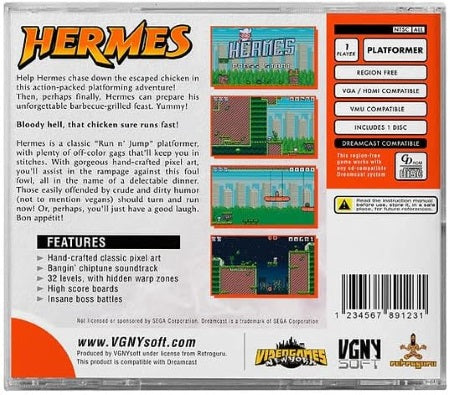 Hermes for Dreamcast Physical Edition Sega