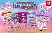 Hyperdimension Neptunia Re;Birth3 Generation game packaging for Nintendo Switch with character illustrations.