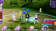Character selection screen from a video game with animated characters and interface elements.
