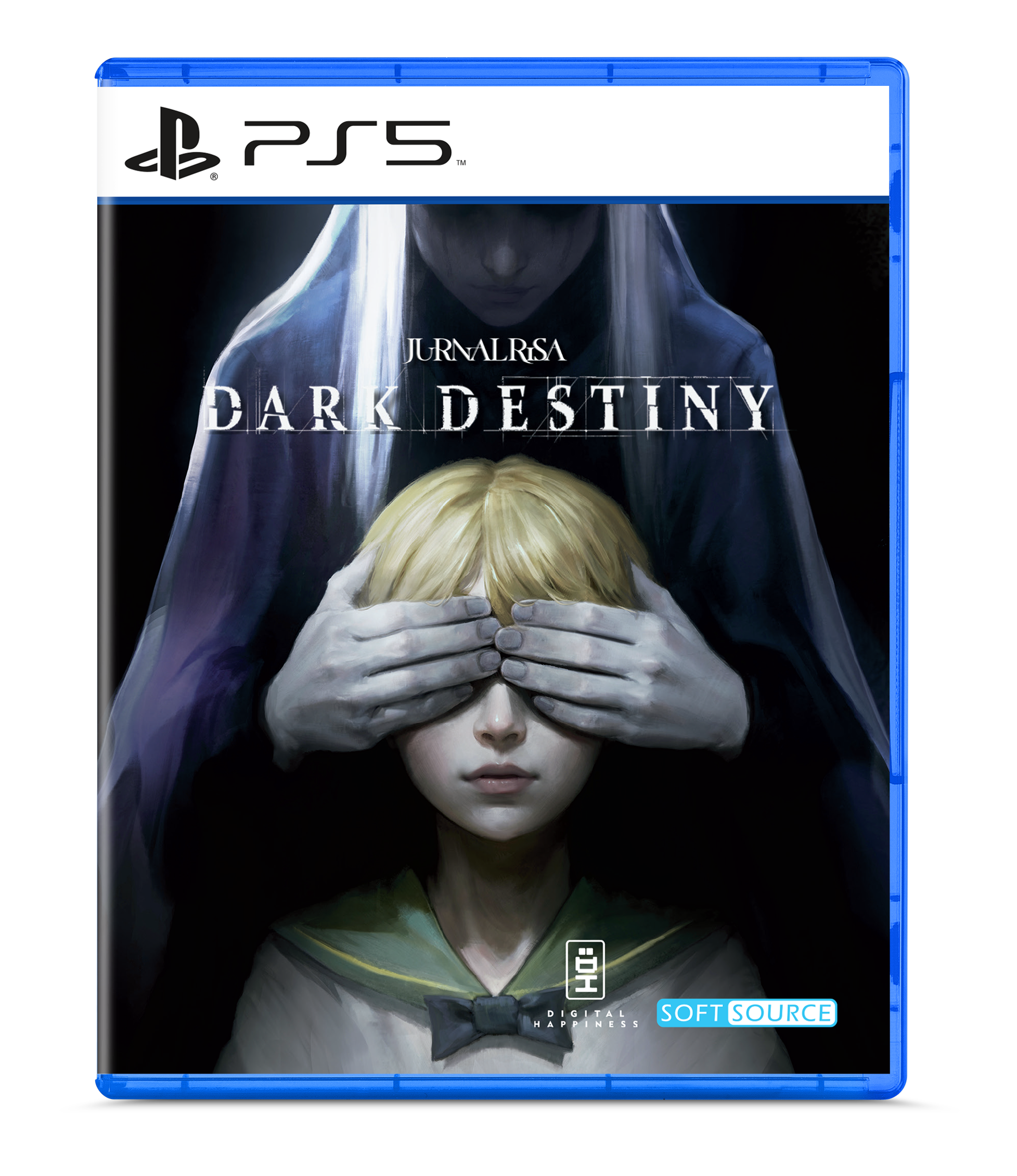 PlayStation 5 game case for 'Dark Destiny' with anime-style cover art.