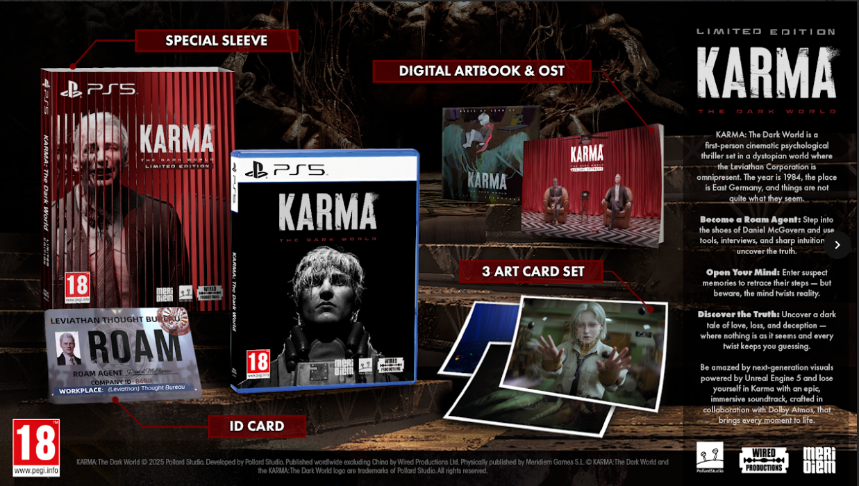Karma The Dark World Limited Edition Ps5 