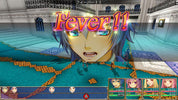 Game screen with character in a grand hall and 'Fever!!' text