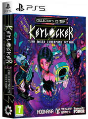 Collectible edition of 'Keylocker' game packaging with vibrant design and characters.