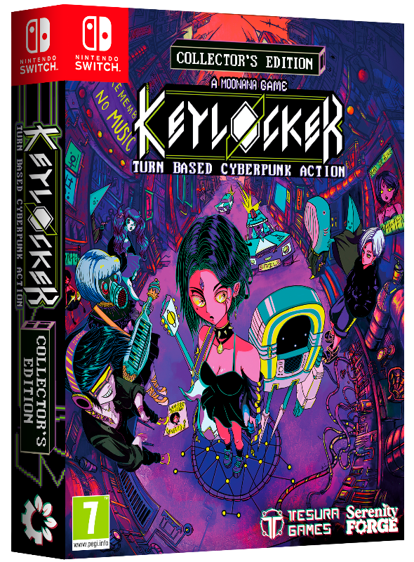 Keylocker game box for Nintendo Switch with colorful design and character illustration