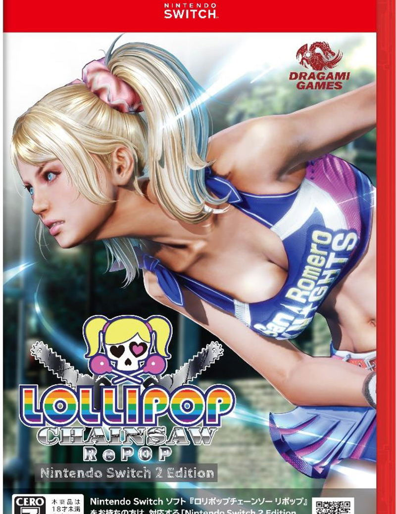 Nintendo Switch game cover for 'Lollipop Pop' featuring a character in athletic wear.