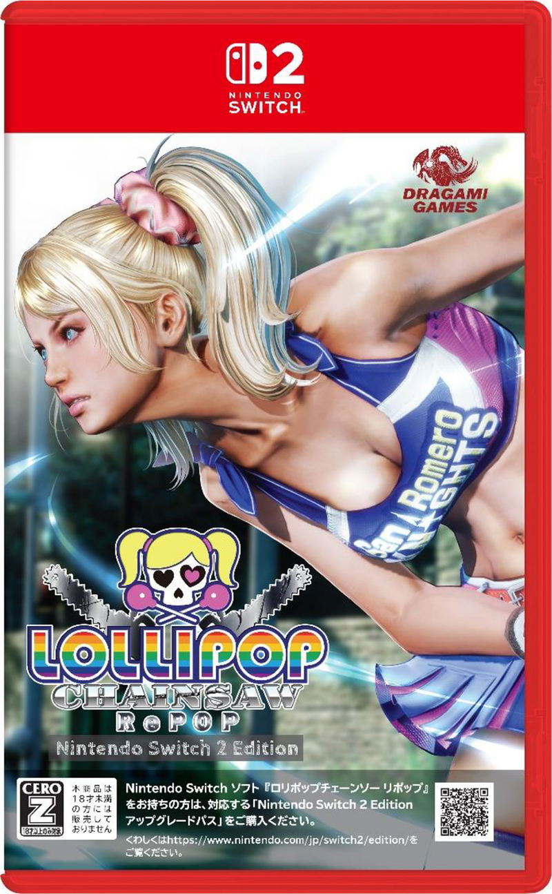 Nintendo Switch game cover for 'Lollipop Pop' featuring a character in athletic wear.