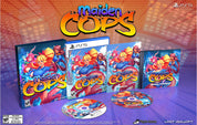 Maiden Cops game packaging for PS5 with colorful design and text.