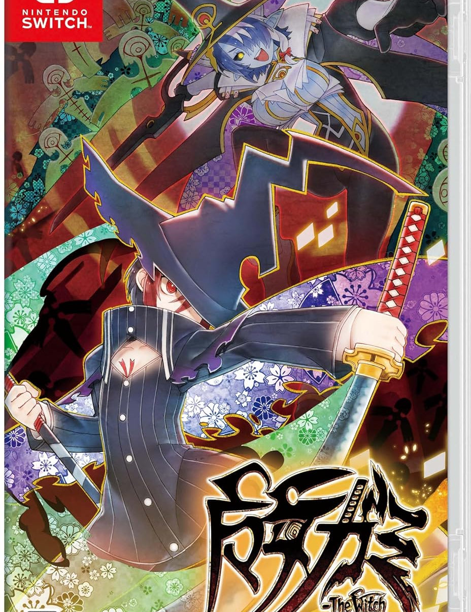 Game box for 'Rokudenashi Blues' on Nintendo Switch with colorful design and character illustration.