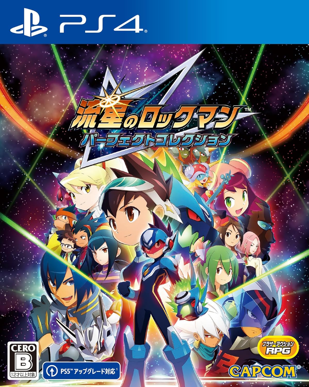 PlayStation 4 game cover featuring animated characters with a colorful background