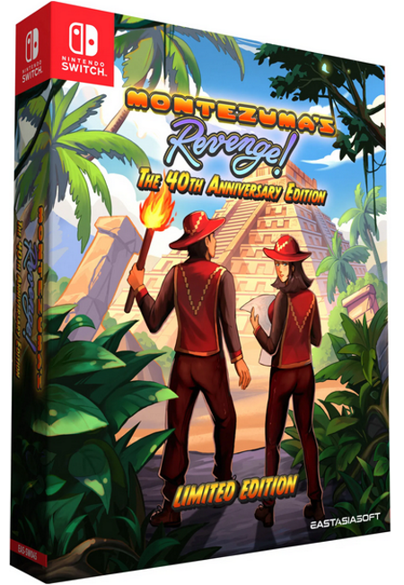 Montezuma's Revenge The 40th Anniversary Edition Limited Edition Switch Physical Edition