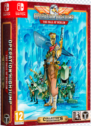 Operation Highjump game box for Nintendo Switch with character illustration on a blue background