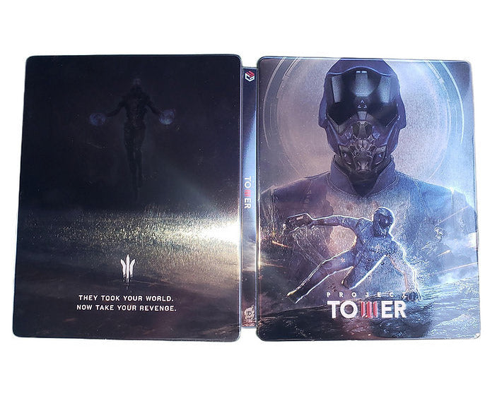 Two metallic book covers with superhero-themed artwork on a white background