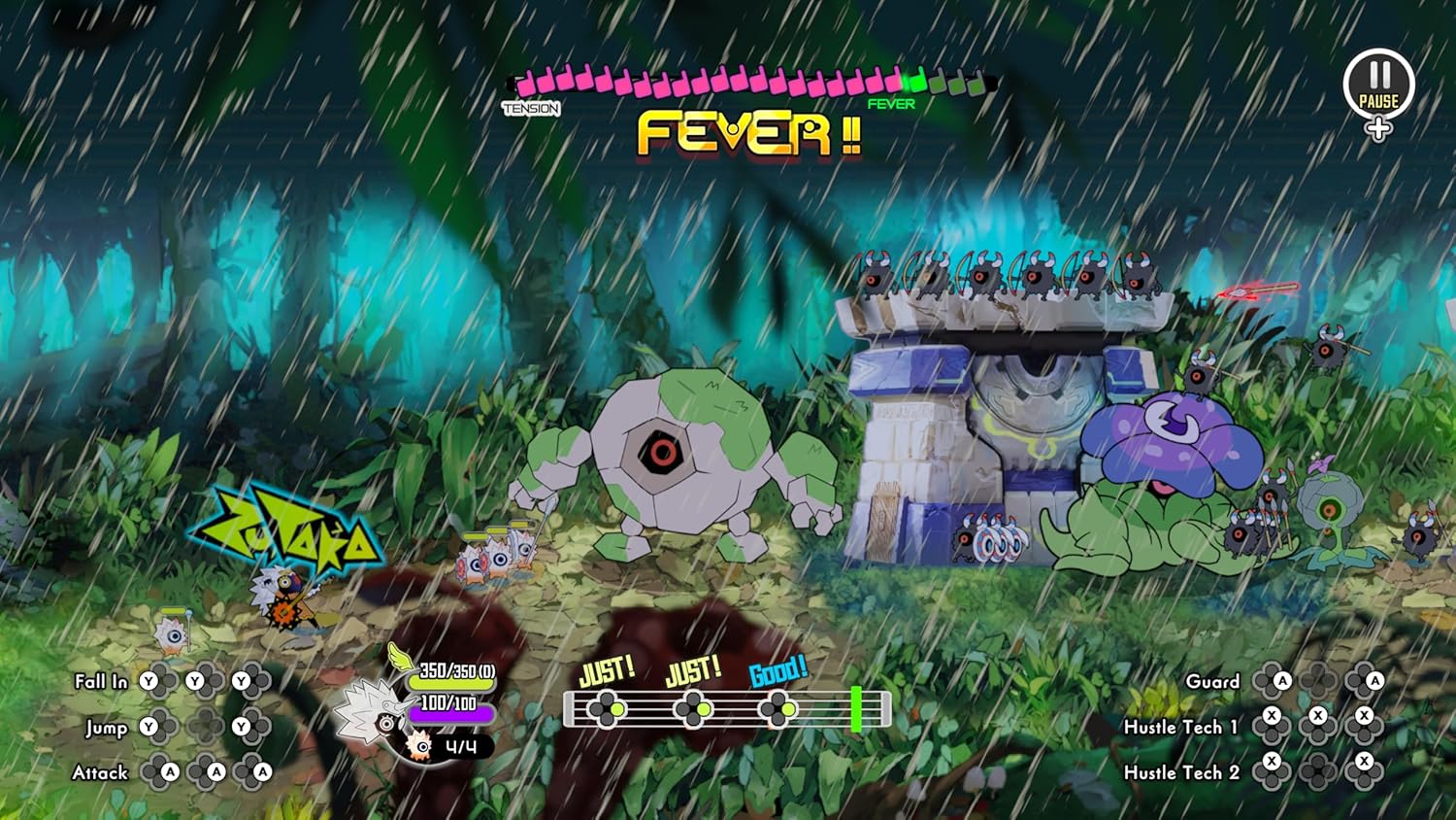 Game screen with characters and text in a fantasy setting
