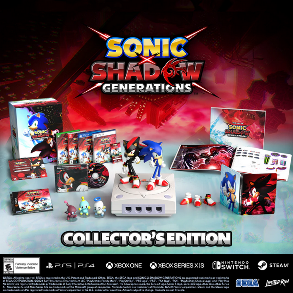 SONIC X SHADOW GENERATIONS Collector’s Edition Switch Lrg – Bazaar