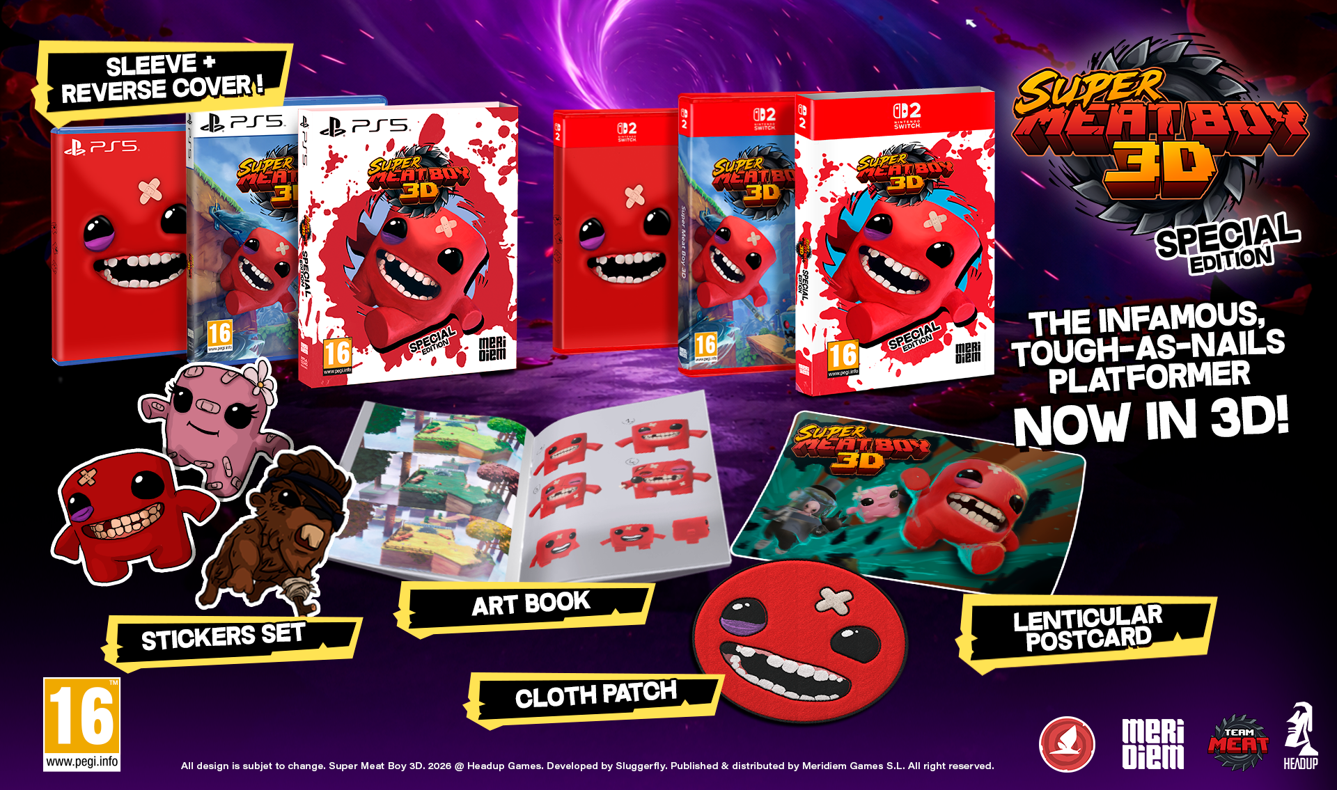 Super Meat Boy 3D Special Edition Ps5