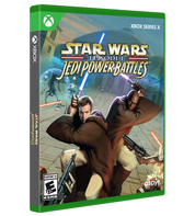 Video game box for 'Star Wars: Jedi Power Battles' on Xbox Series X