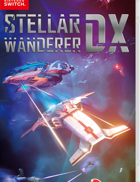 Game cover for 'Stellar Wanderer DX' on Nintendo Switch with space-themed artwork and LEDFUL logo.