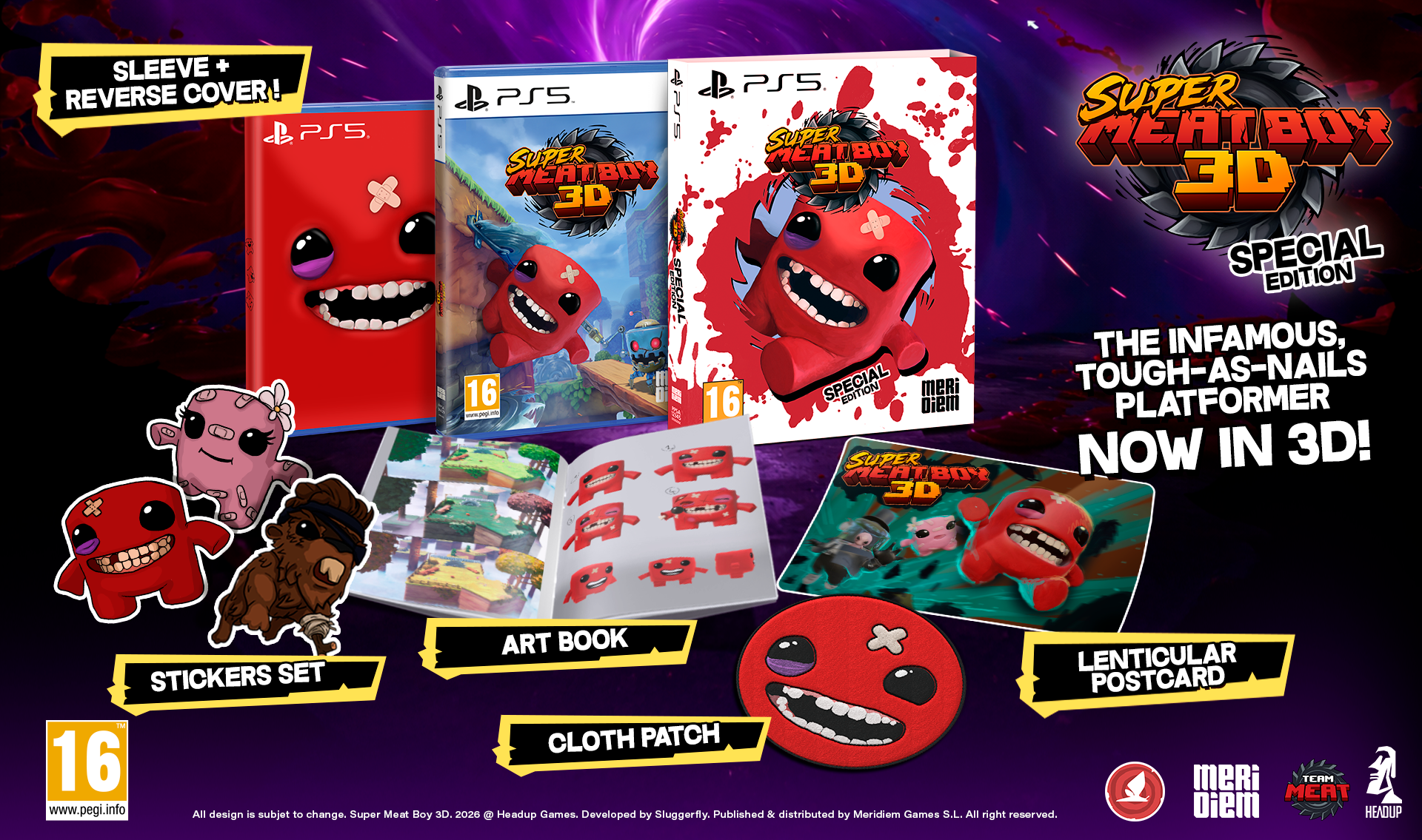 Super Meat Boy 3D Special Edition Ps5