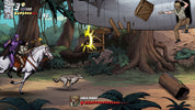 Animated scene with characters in a jungle setting, featuring a horse and a plane.